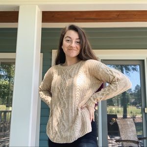 Old Navy Large Tan Sweater
